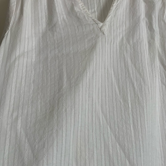 Cathy Daniels women’s 100% Cotton White Blouse Size Medium - Picture 12 of 17
